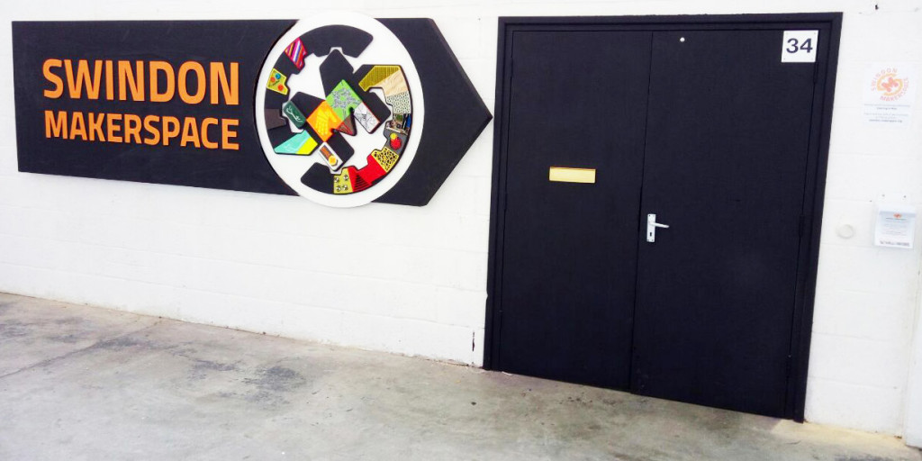 Swindon Makerspace Entrance - You won't miss it.