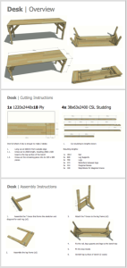 Desk plans
