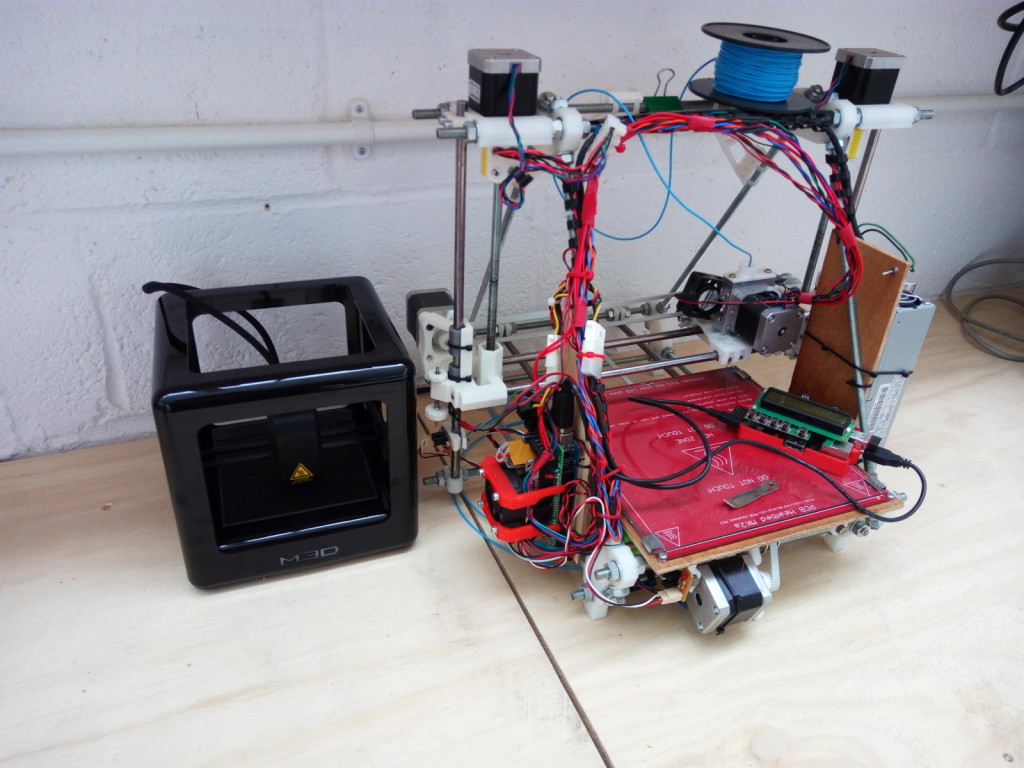 A brace of 3D printers